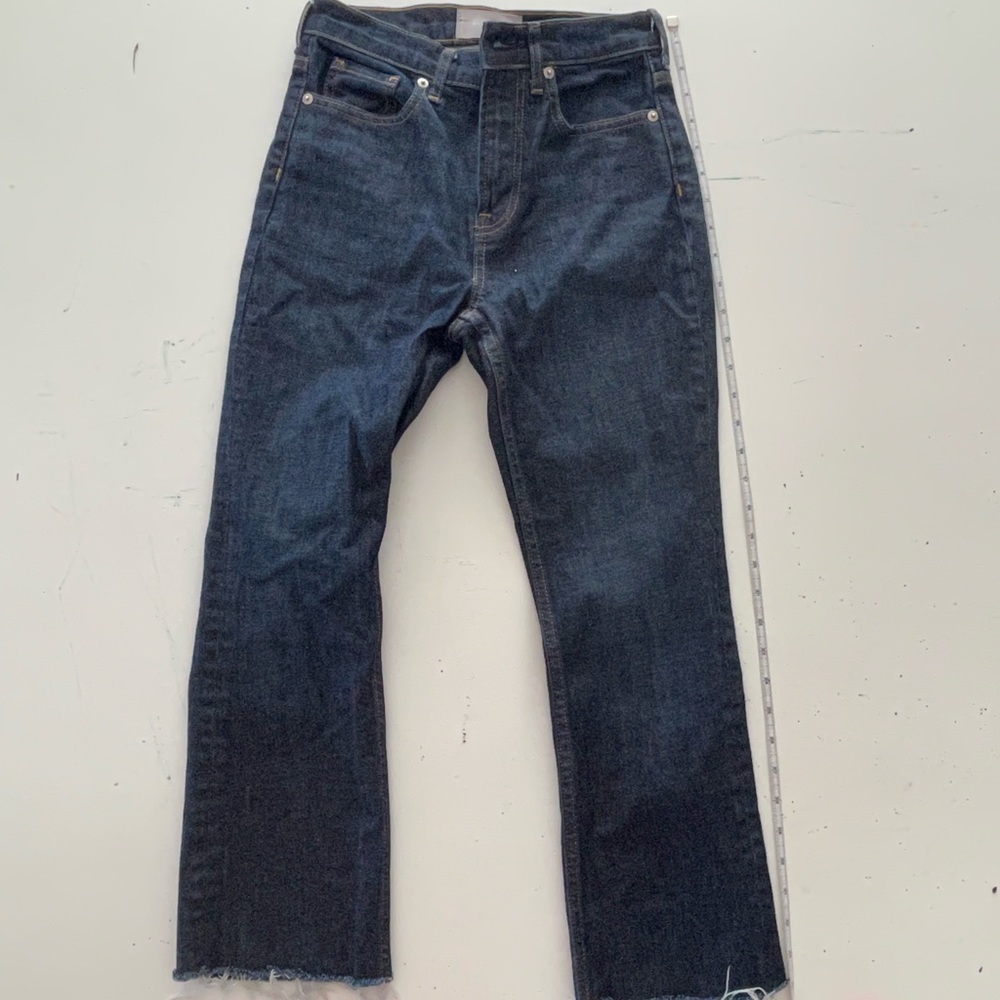 Everlane Kick Flare dark wash jeans